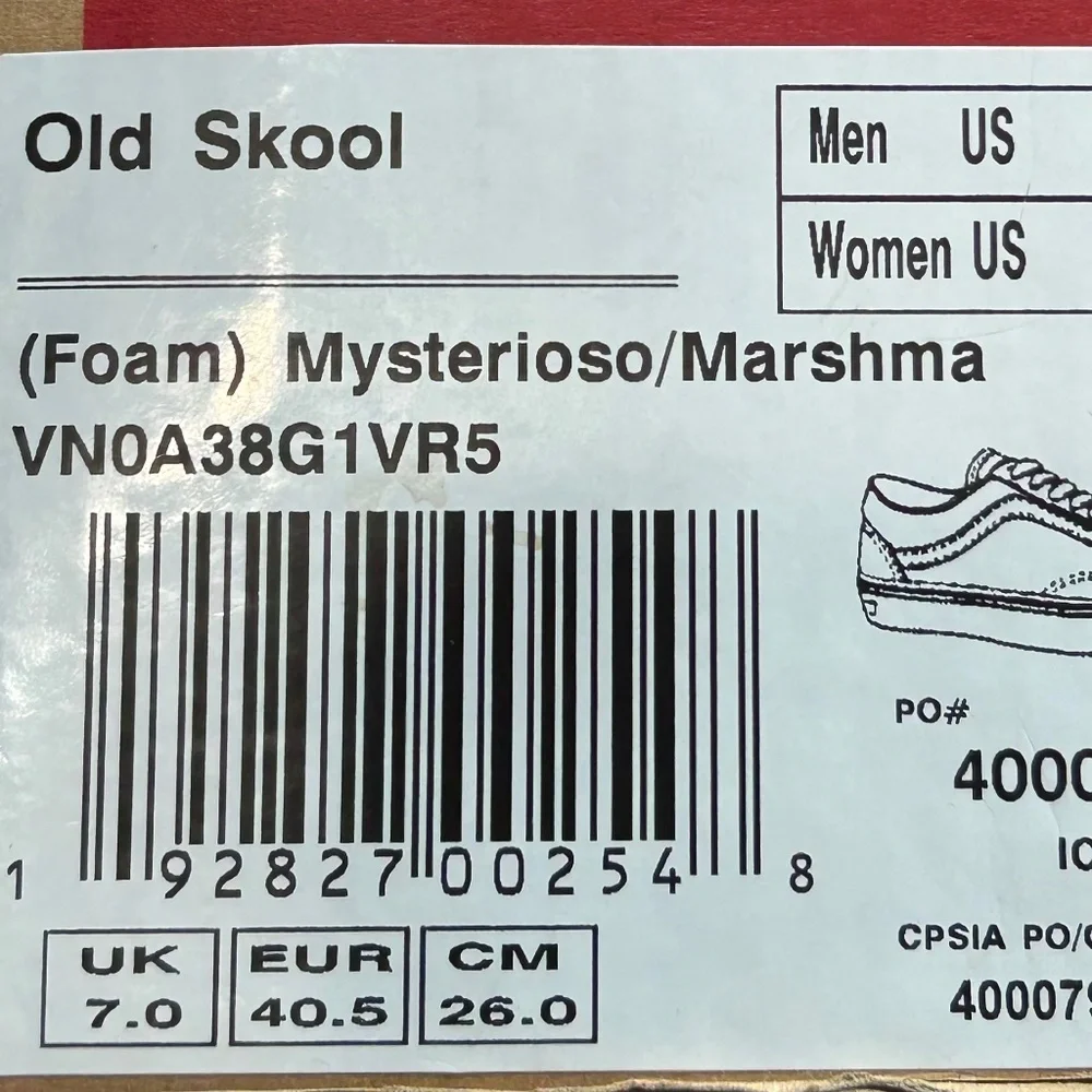 Vans Old Skool‎ Foam Mysterioso Marshmallow Lakers Shoes